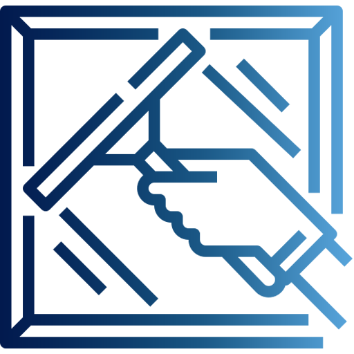 Interior window cleaning service icon